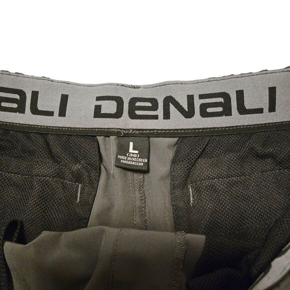 Denali Men's Gray Lightweight Quick-dry Cargo Shorts - Large (36) - Picture 4 of 10